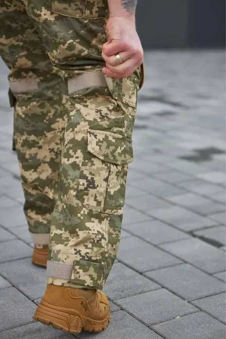 Тактичні штани піксель з наколінниками штани штурмові G3 брюки бойові