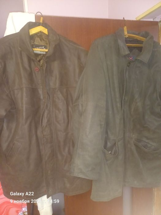 Шкіряні куртки 62-64 розмір
