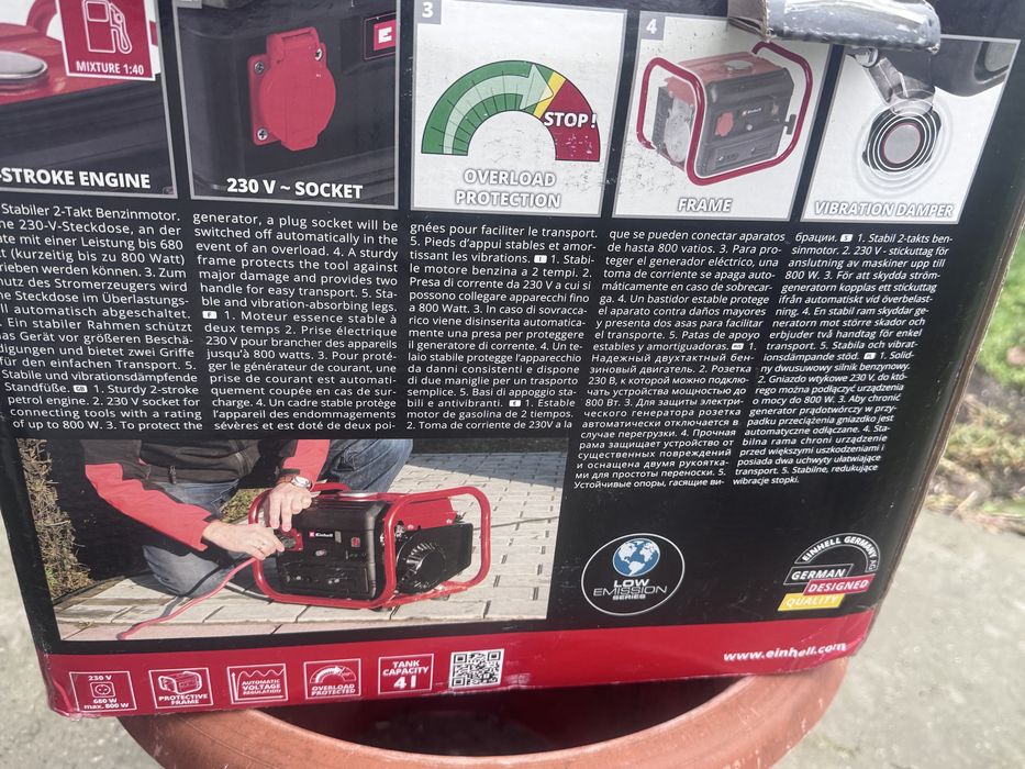 Бензиновий генератор Einhell TC-PG 10/E5