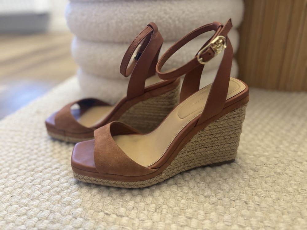 Sandaly koturny Tommy Hilfiger raz zalozone