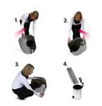 Caixa Gato - Omega Paw Roll'n clean auto- limpeza