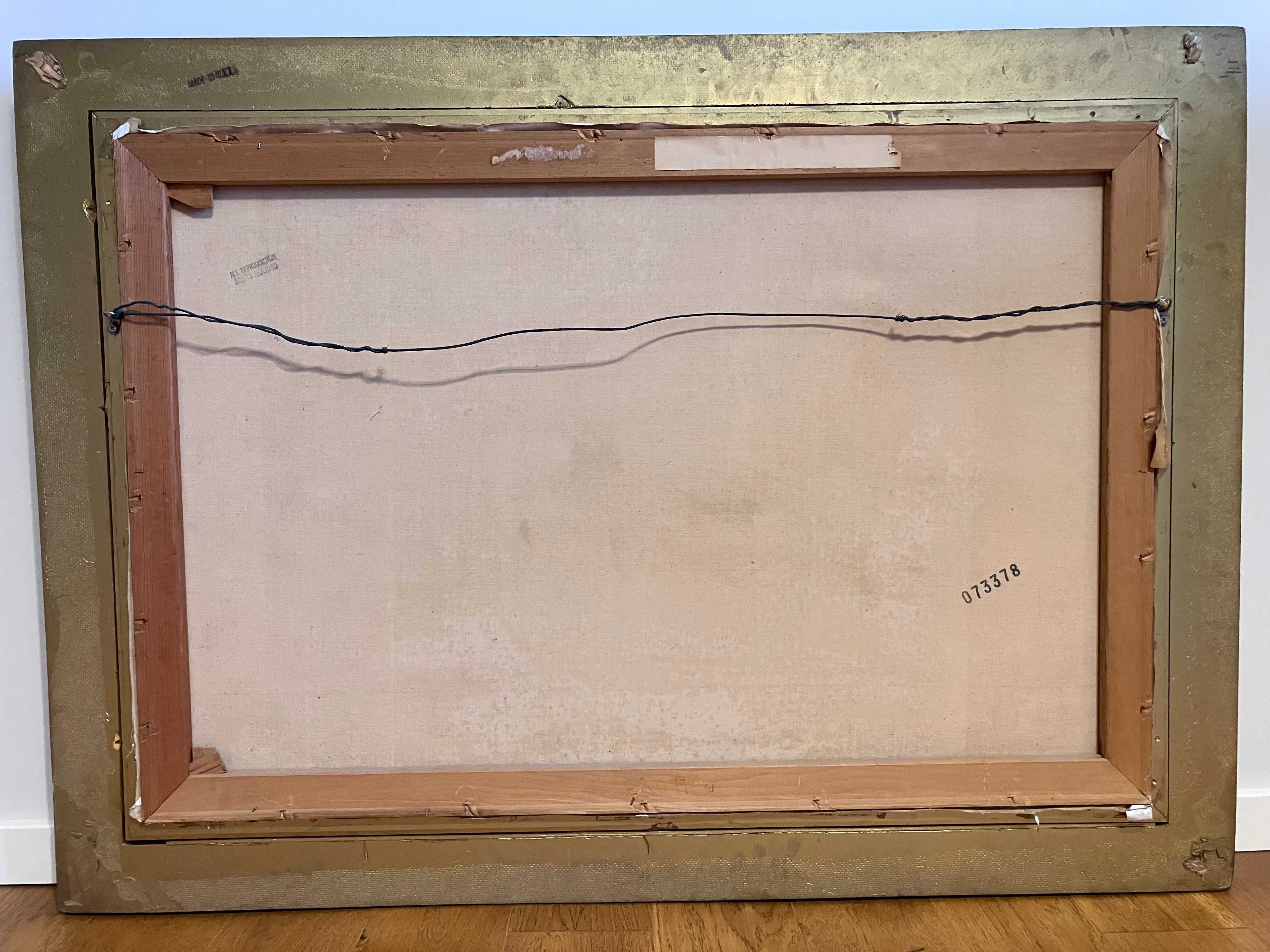 Wiktor Korecki - Pejzaż zimowy, olej na płótnie 60 x 90 cm