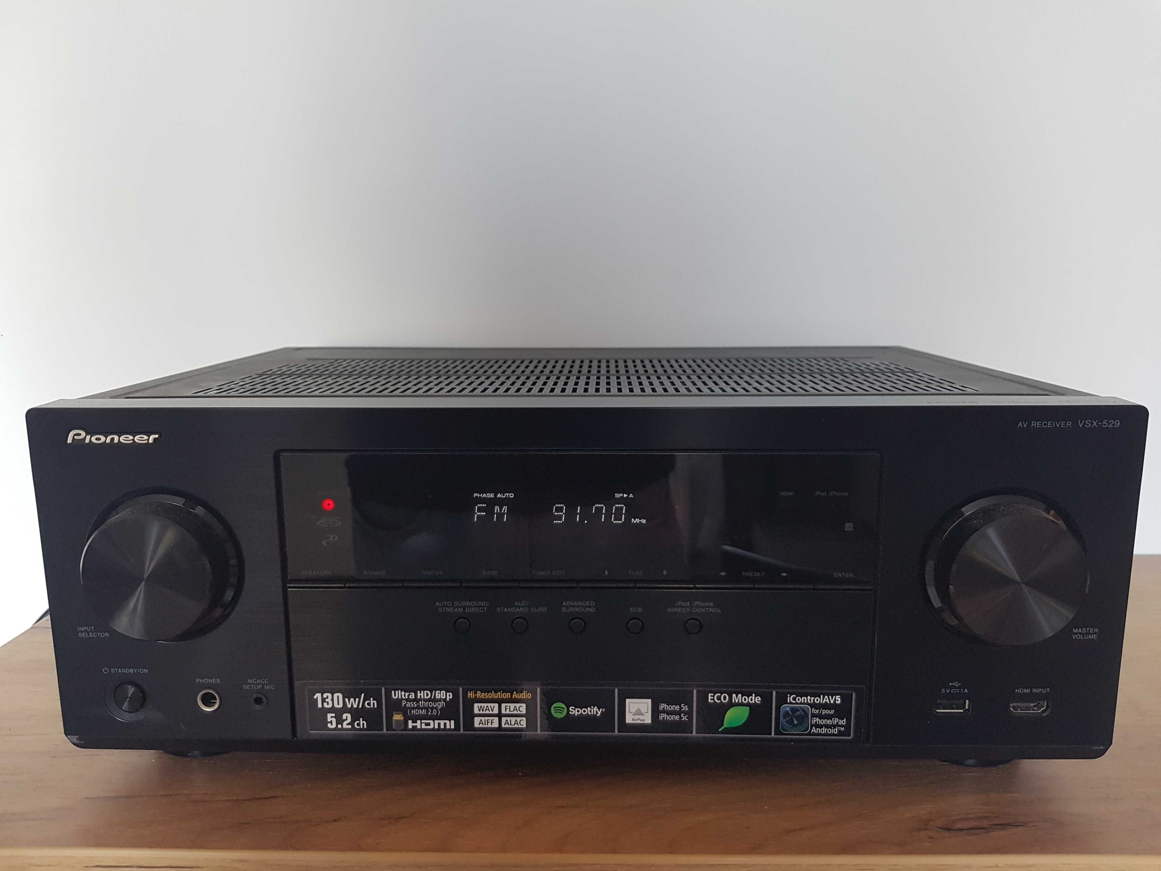 Amplituner    Pioneer     VSX -529    Ultra HD - okazja !