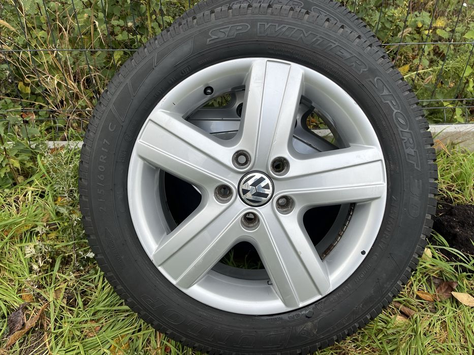 Koła zimowe 17” VW Multivan Caravelle Dunlop Winter Sport 3D 2023r