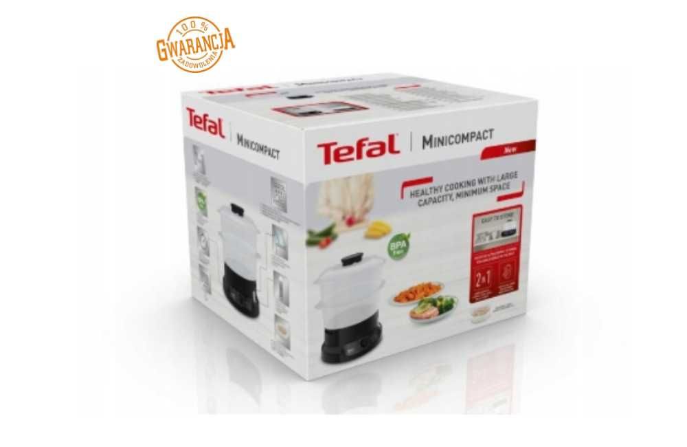 OKAZJA - MEGA Parowar Tefal Mini Compact 6 l czarny 800 W