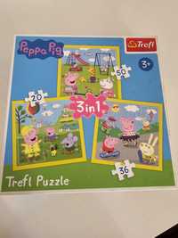 Puzzle Peppa Pig 3w1  trefl