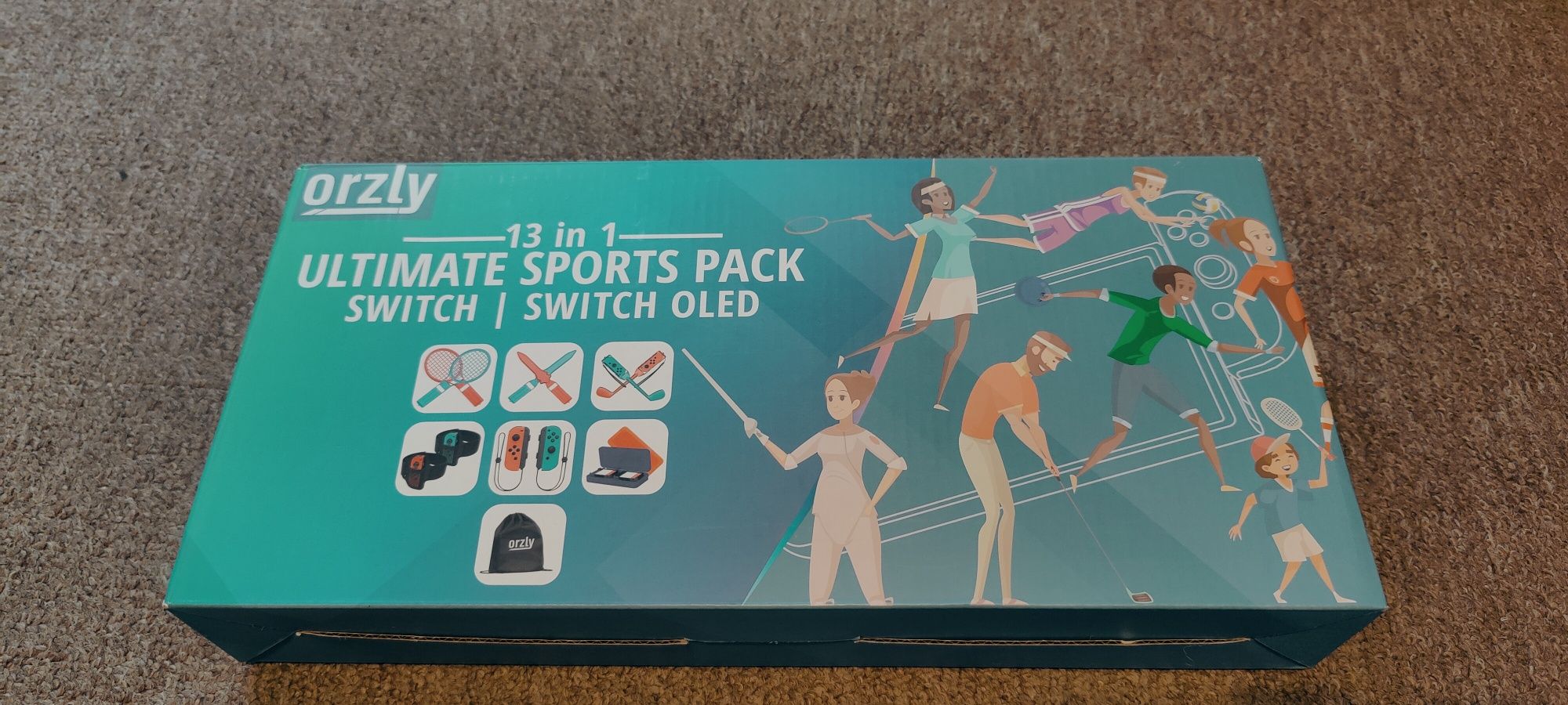 Orzly Switch sports games 2022 zestaw akcesoriów do Nintendo Switch