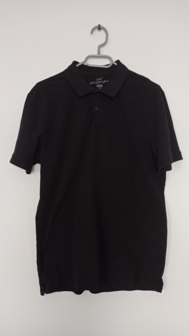 Koszulka męska polo T-shirt czarna H&M rozmiar M