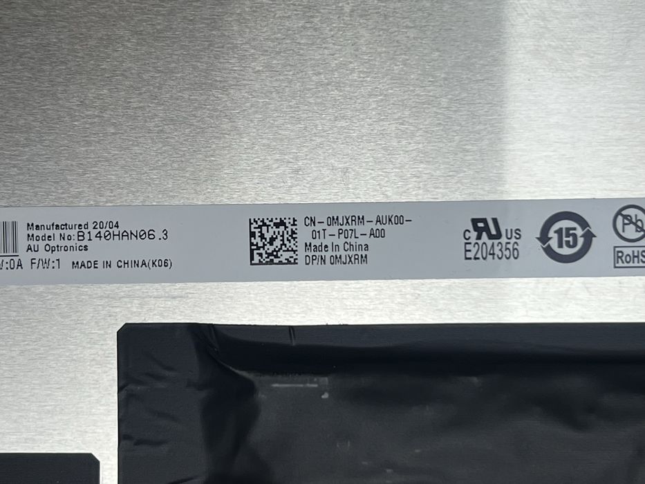 Матриця 14.0” FHD B140HAN06.3