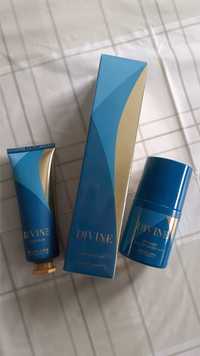 Divine oriflame perfumy krem dezodorant zestaw