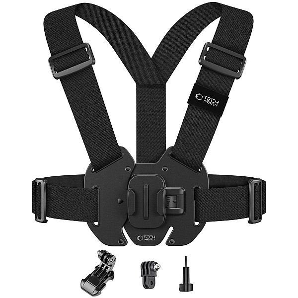 Tech-Protect Ga100 Chest Mount Gopro / Dji Black