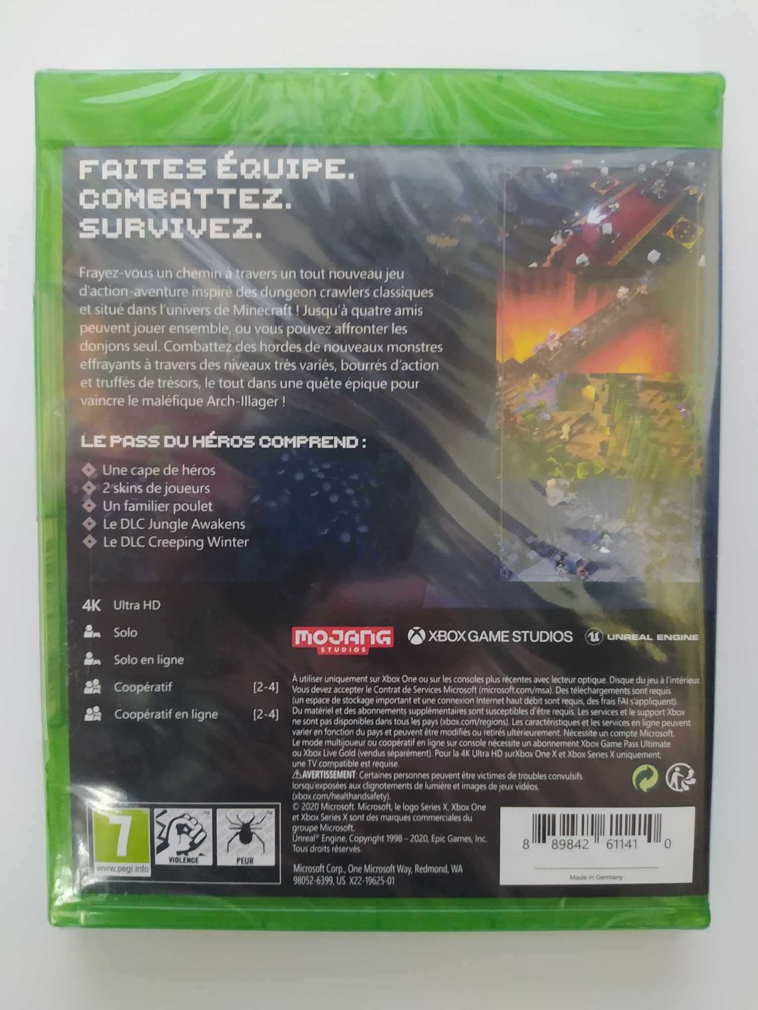 NOWA Minecraft Dungeons Hero Edition Xbox One / Xbox Series X