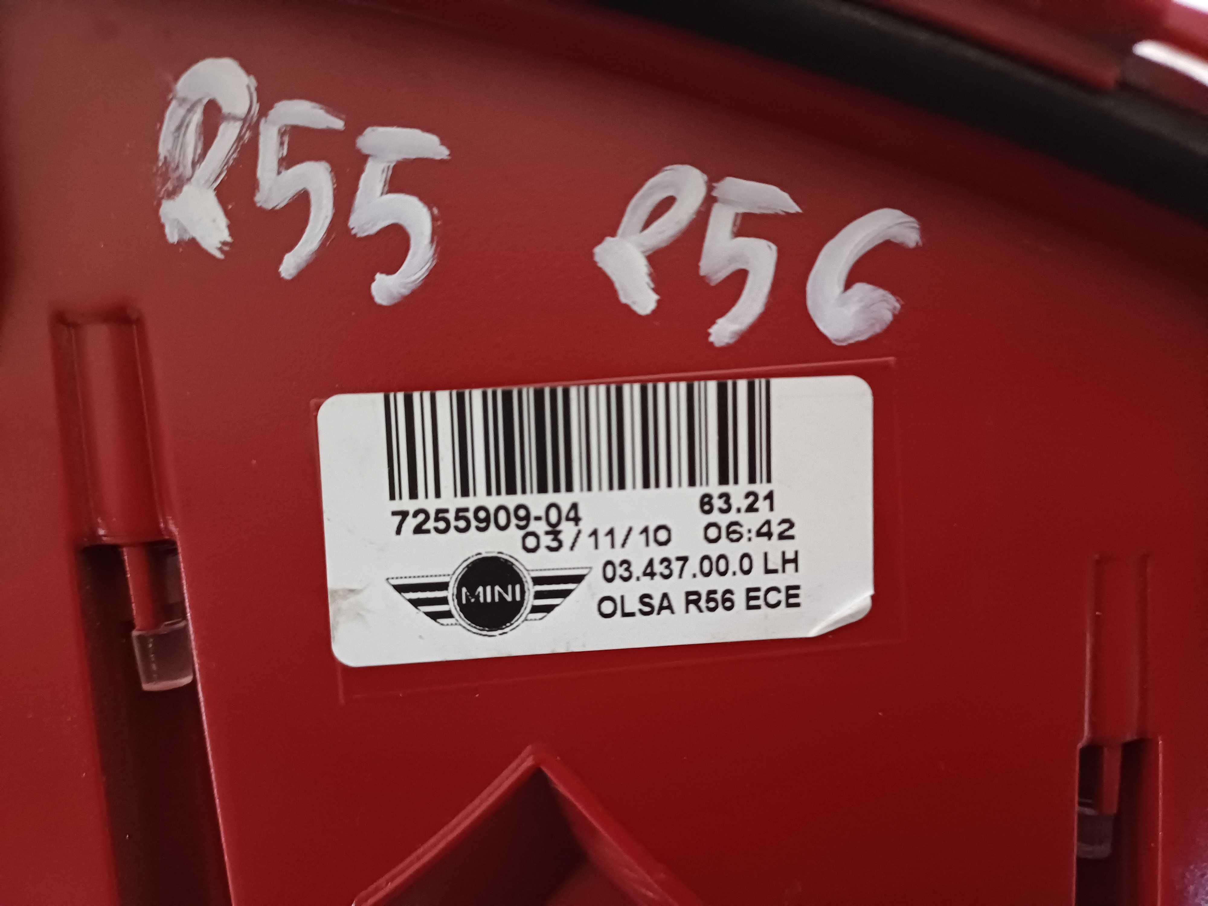 lampa lewa tył mini cooper one lift r56 725.59.09