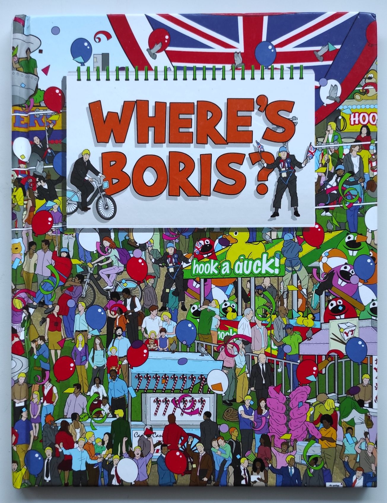 Книга искалка Where's Boris по типу Where's Wally на английском языке