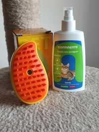 Escova massagem spray gato