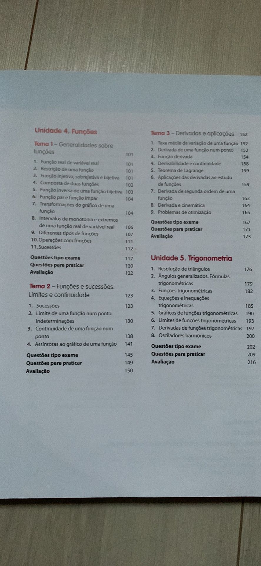 12 ano Matemática A , Preparação para Exame