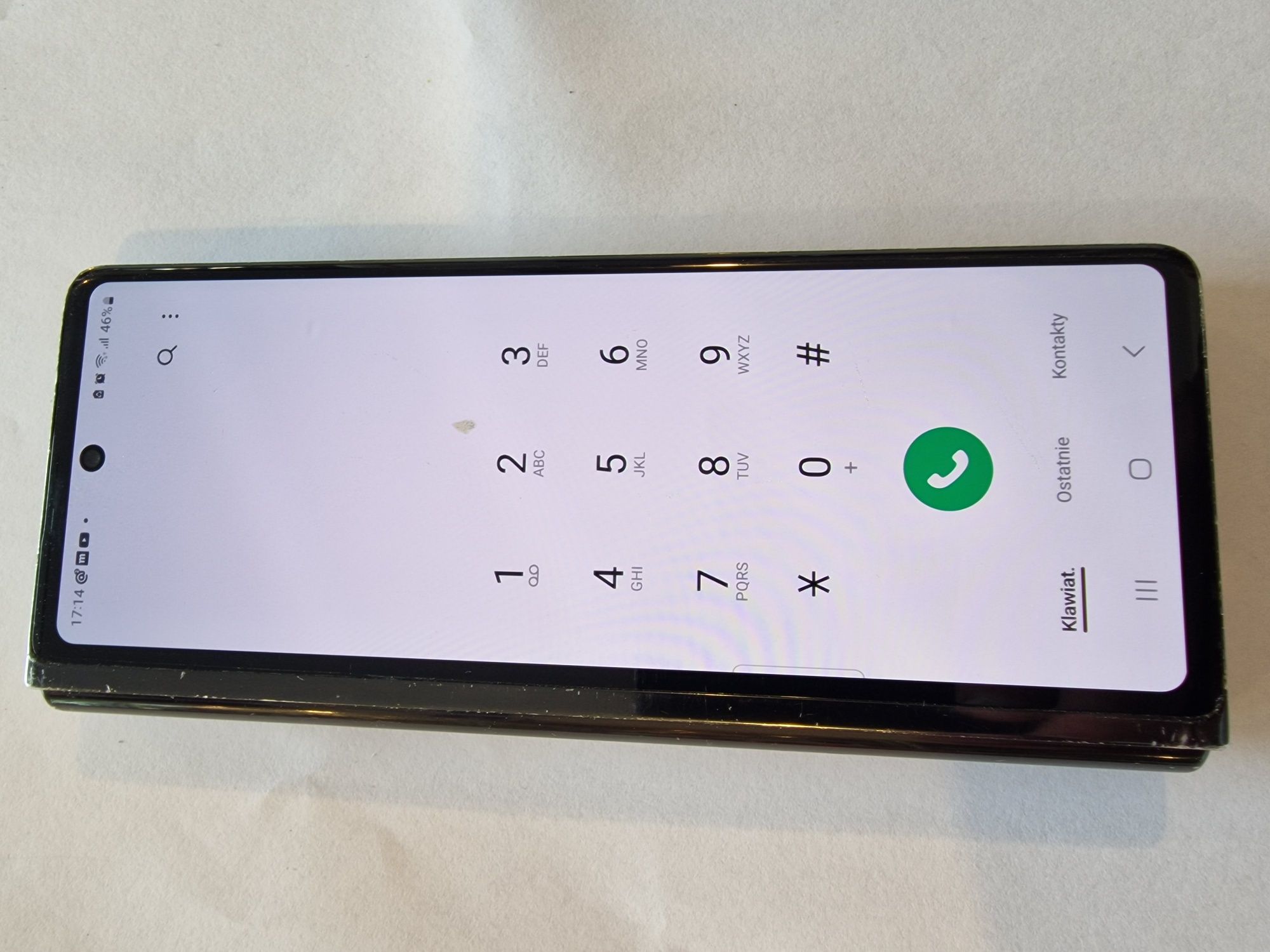 Samsung galaxy Z fold 2 uszkodzony wew.lcd fakrura VAT reszta sprawna
