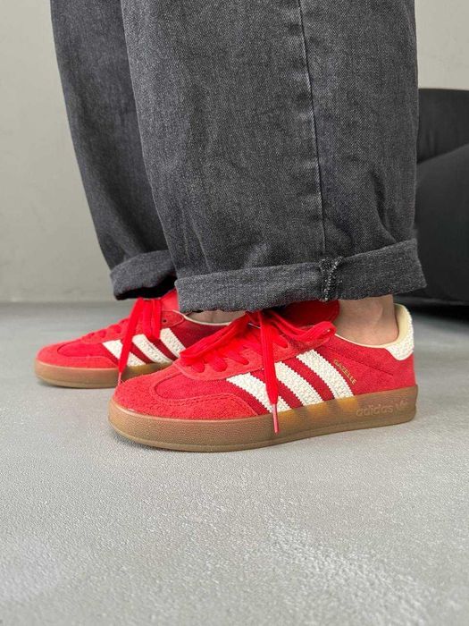 Кросівки Adidas Gazelle Red premium