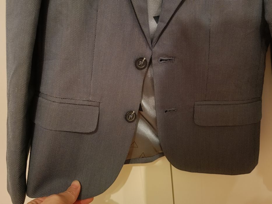 Marynarka chłopięca 116 elegancka granatowa