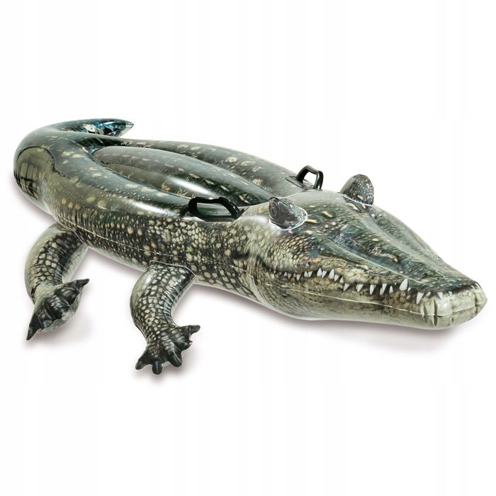 dmuchany krokodyl aligator materac do pływnia dla dzieci intex 170 cm