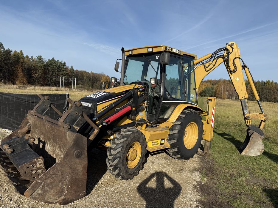 Cat 428d 2005r igla caterpillar koparko-ładowarka