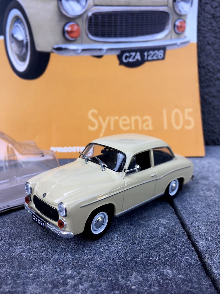 Czasopismo-SYRENA 105-auta PRL,model,autka,kolekcja,deagostini