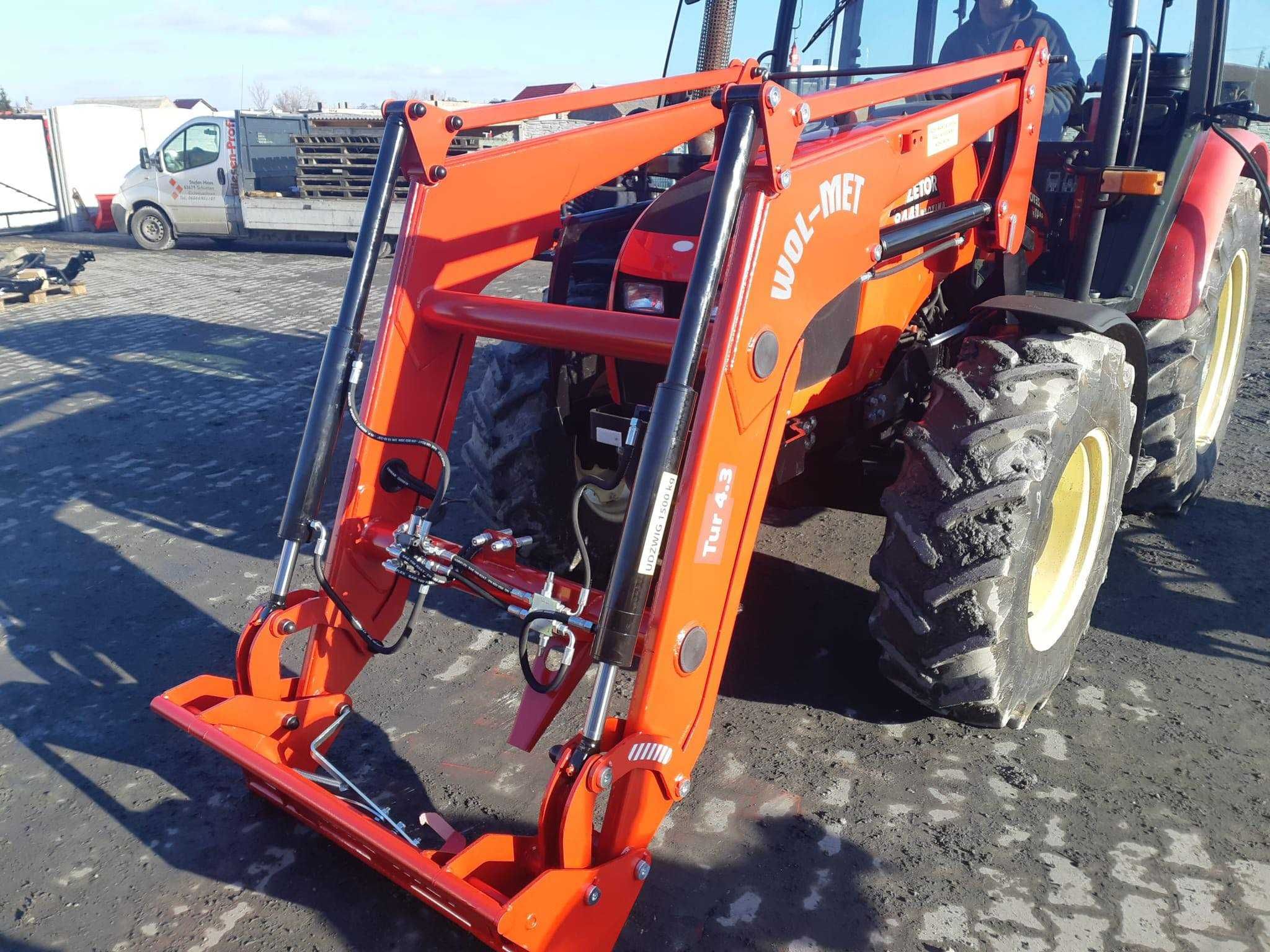 Ładowacz czołowy TUR 4 Wol-Met transport montaż Ursus Zetor PRONAR MTZ
