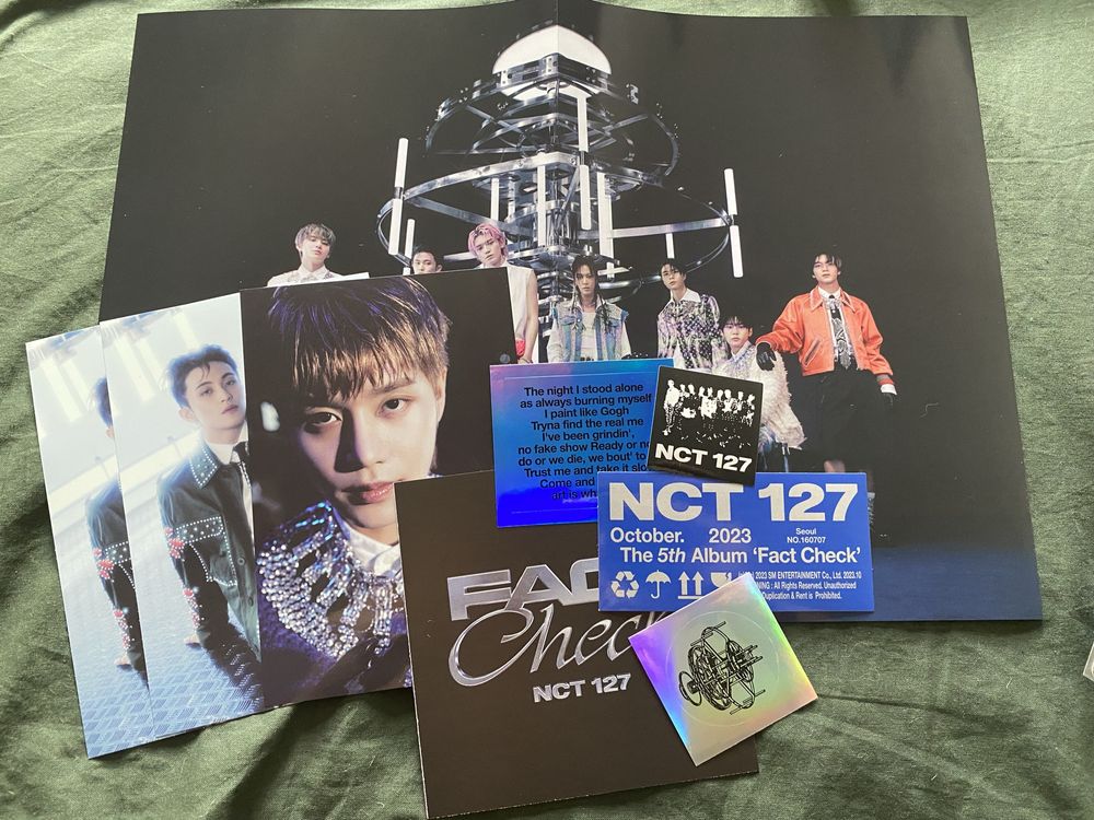Album NCT Fact Check Taeyong kpop pc photocard karta