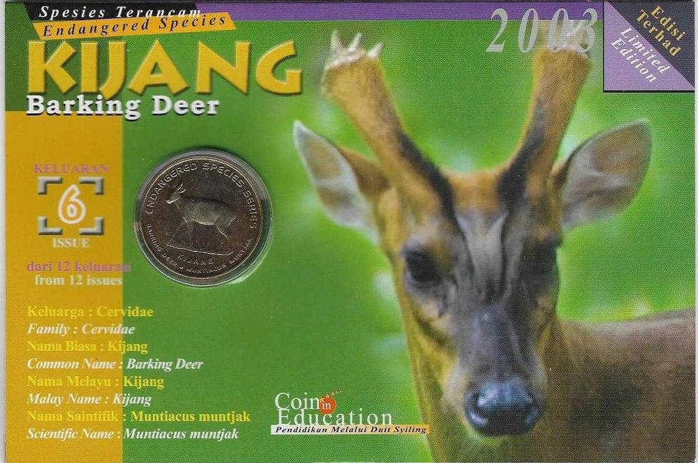 Malásia - - - "Espécies Animais Ameaçadas" - - - - - Moedas