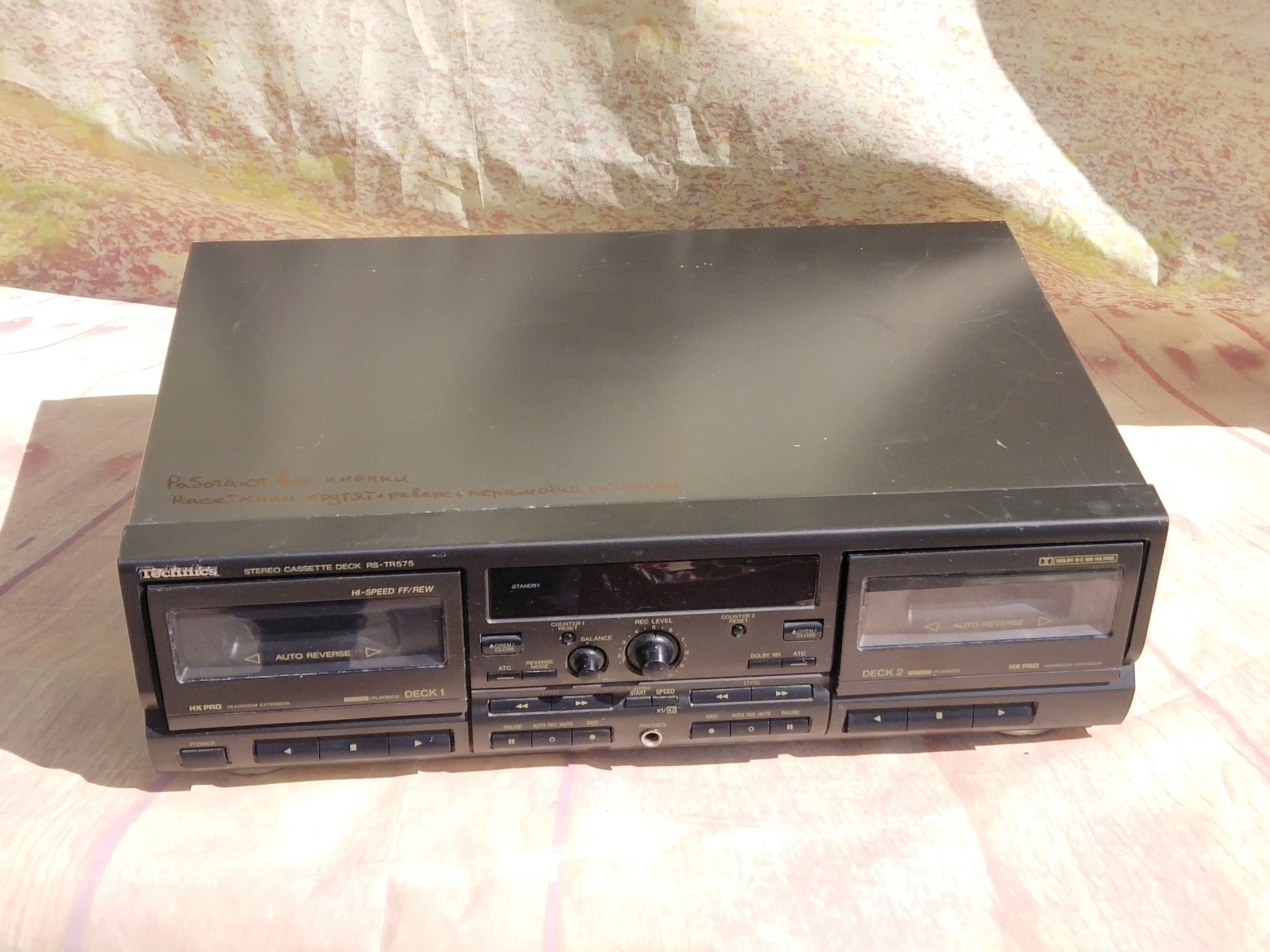 Касетна дека Technics RS-TR 575. JAPAN.