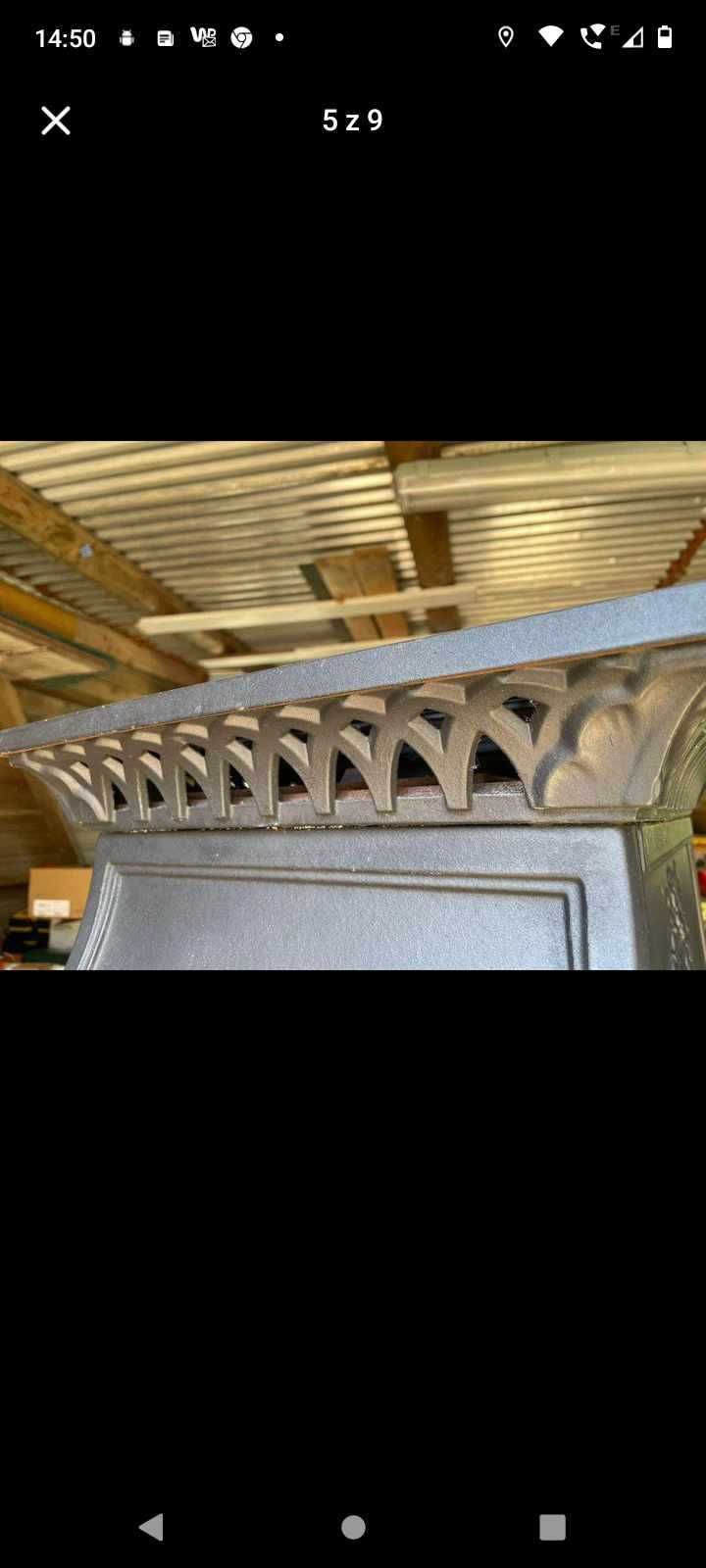 PIEC żeliwny wysoki 170 cm