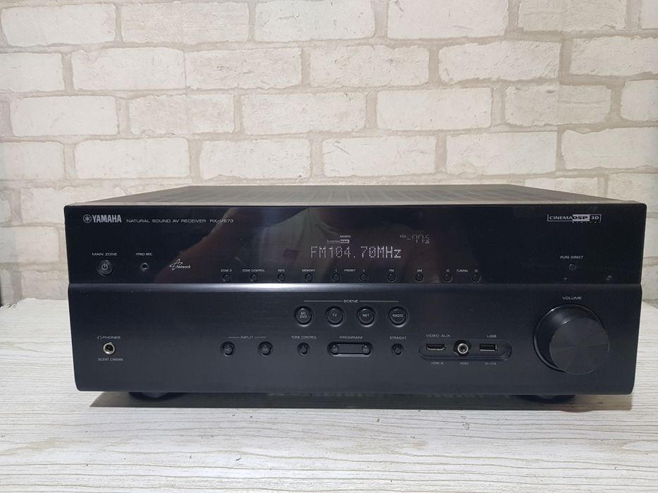 Пульт!7.1AV-ресивер Yamaha RX-V673 7х150Вт USB,4K,USB,AirPlay