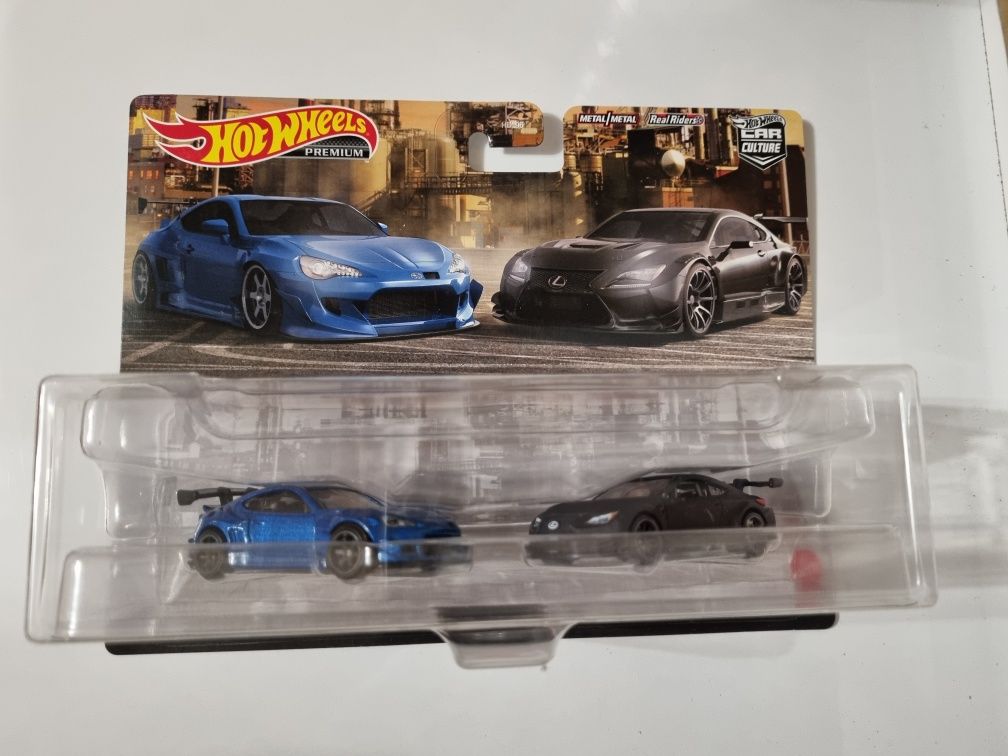 Hot Wheels Premium Pandem Subaru BRZ Lexus RC F GT3 autka