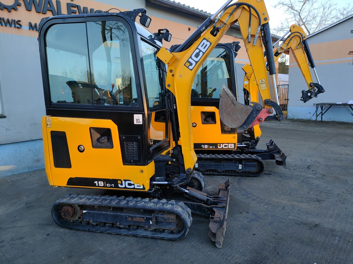 Minikoparka JCB 19 C-1 2019 rok tylko 1000 mth