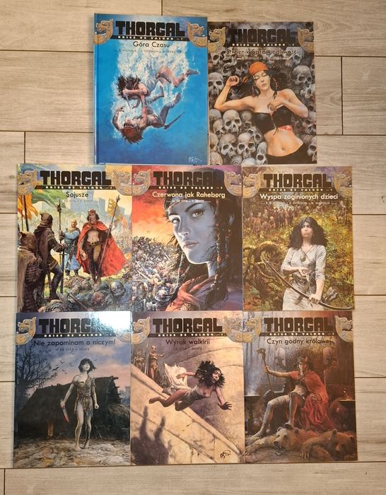 Thorgal Kriss de Valnor komplet 8 tomów. Komiksy
