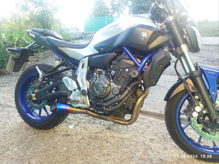 Выхлоп yamaha MT07