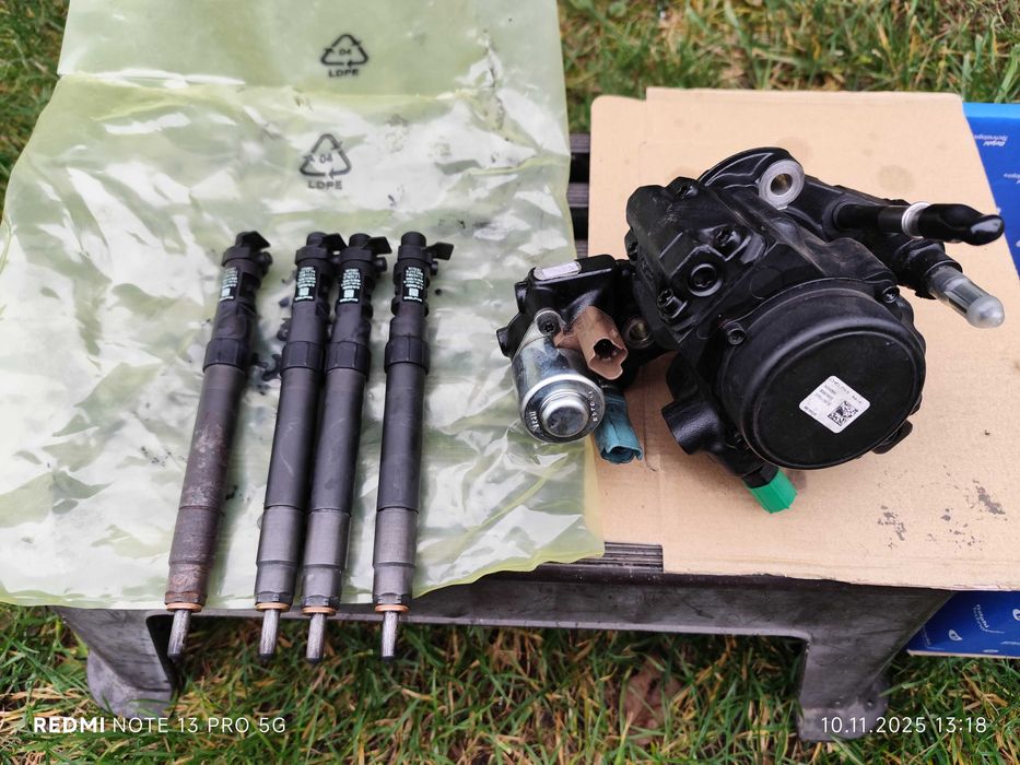 Komplet wtryskiwaczy 2.0 hdi wraz z pompą delphi