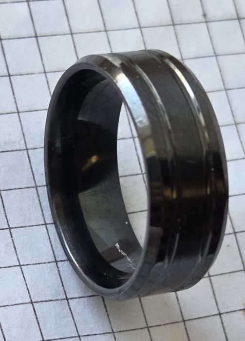 Кольцо мужское обручальное  из вольфрама