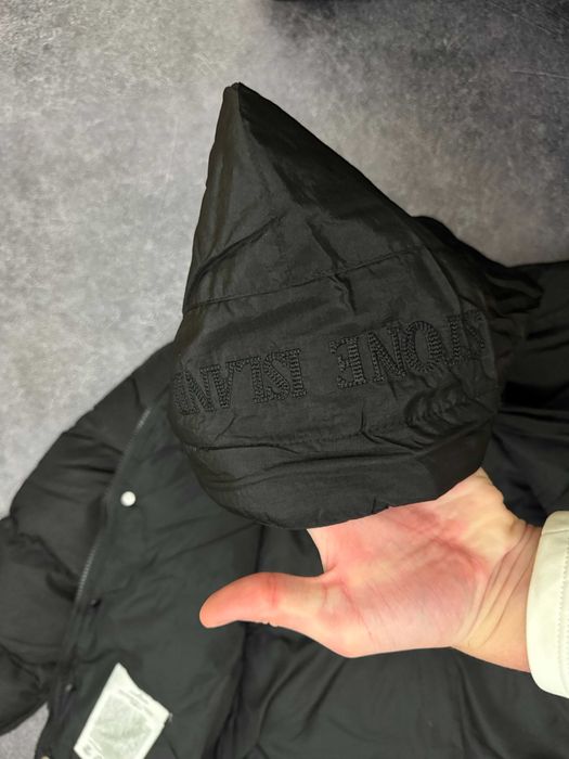 Stone Island Puffer Jacket чорна куртка пуховик стон айленд з патчем