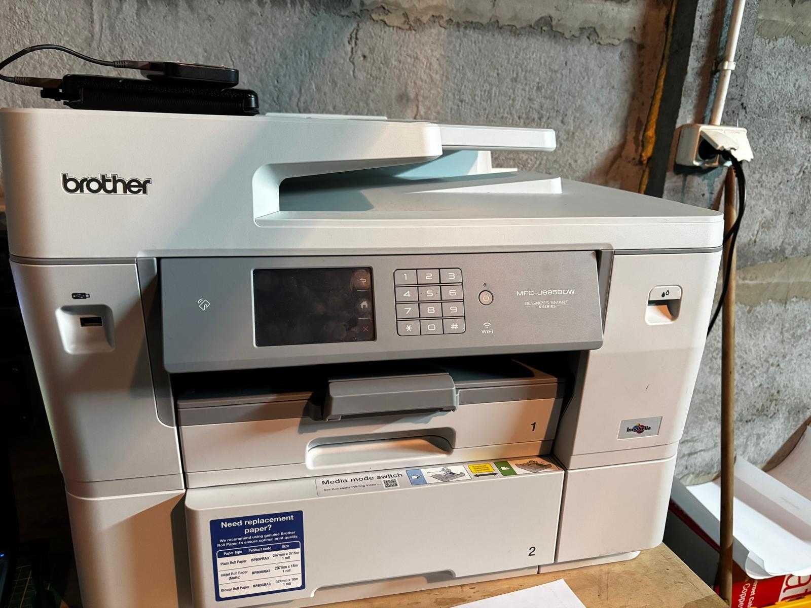 BROTHER MFC-J6959DW Druk w kolorze, Automatyczny druk dwustronny, roll