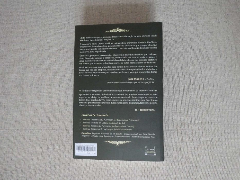 Rituais Maçónicos- Celebrações e Ciclos Herméticos da Natureza