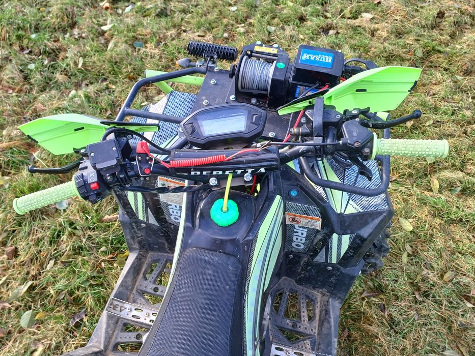 Quad beretta 150 pług wyciągarka