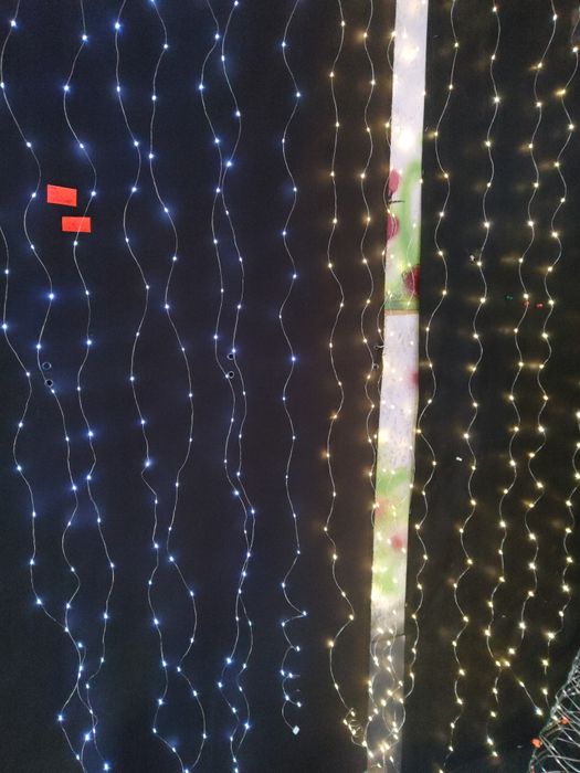 Гірлянда штора 3*2 і на батарейках і usb