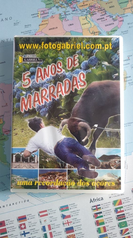DVD 5 anos de marradas tourada corda Ilha Terceira