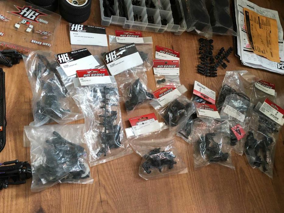 RC carro 1:10 Scale Buggy HotBodies (HPi) Cyclone D4 4x4 2*Chassis!!