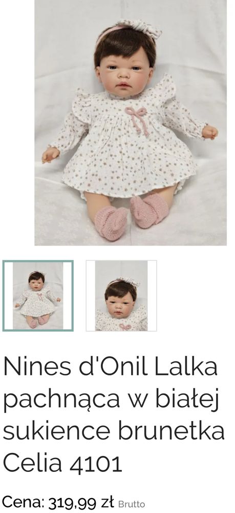 Oryginalna hiszpańska typu reborn Interaktywna!
