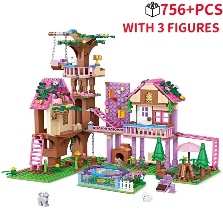 Конструктор Дружба Friends 756 блоков lego + 3 минифигурки