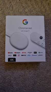 Google Chromecast 4 na gwarancji z pilotem