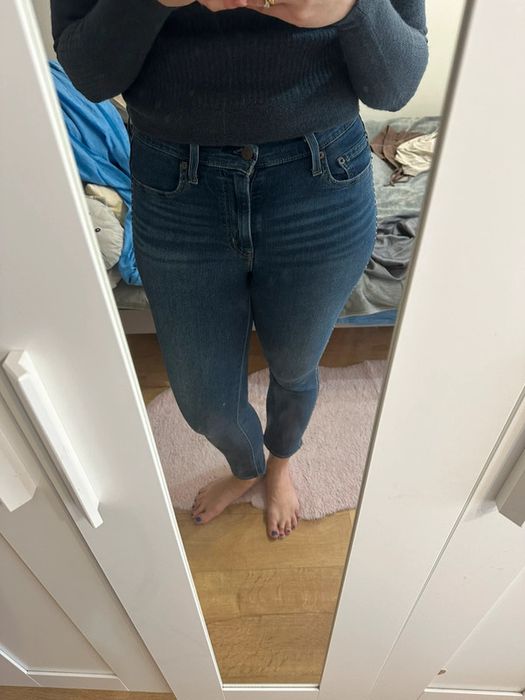 Jeansy z wysokiem stanem rurki Levis W29/L30