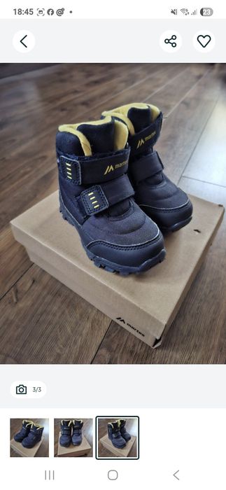 Buty dla chłopca trzewiki zima rozmiar 25